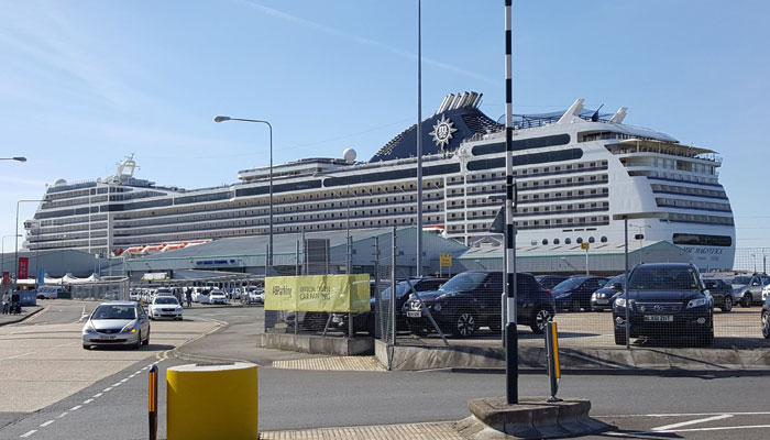 Luxury vehicle for seaport transfer